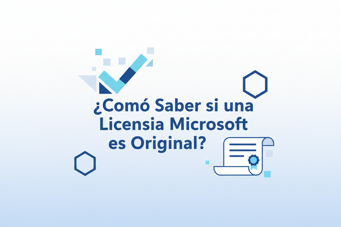 ¿Cómo Saber si una Licencia Microsoft es Original?