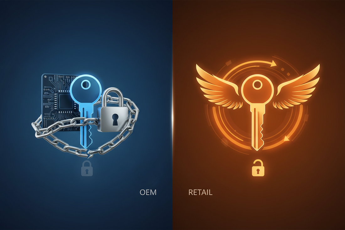 Licencia OEM vs Retail: ¿Cuál Debes Comprar? MSLicencias
