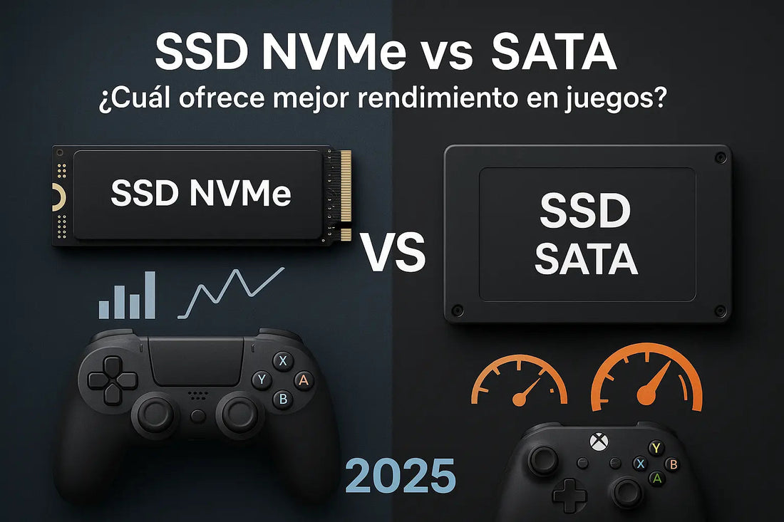 SSD NVMe vs SATA: ¿Cuál ofrece mejor rendimiento en juegos? 2025 MSLicencias