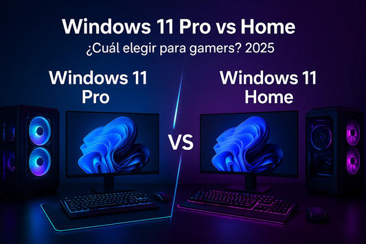 Windows 11 Pro vs Home para gamers: ¿cuál elegir? 2025 MSLicencias