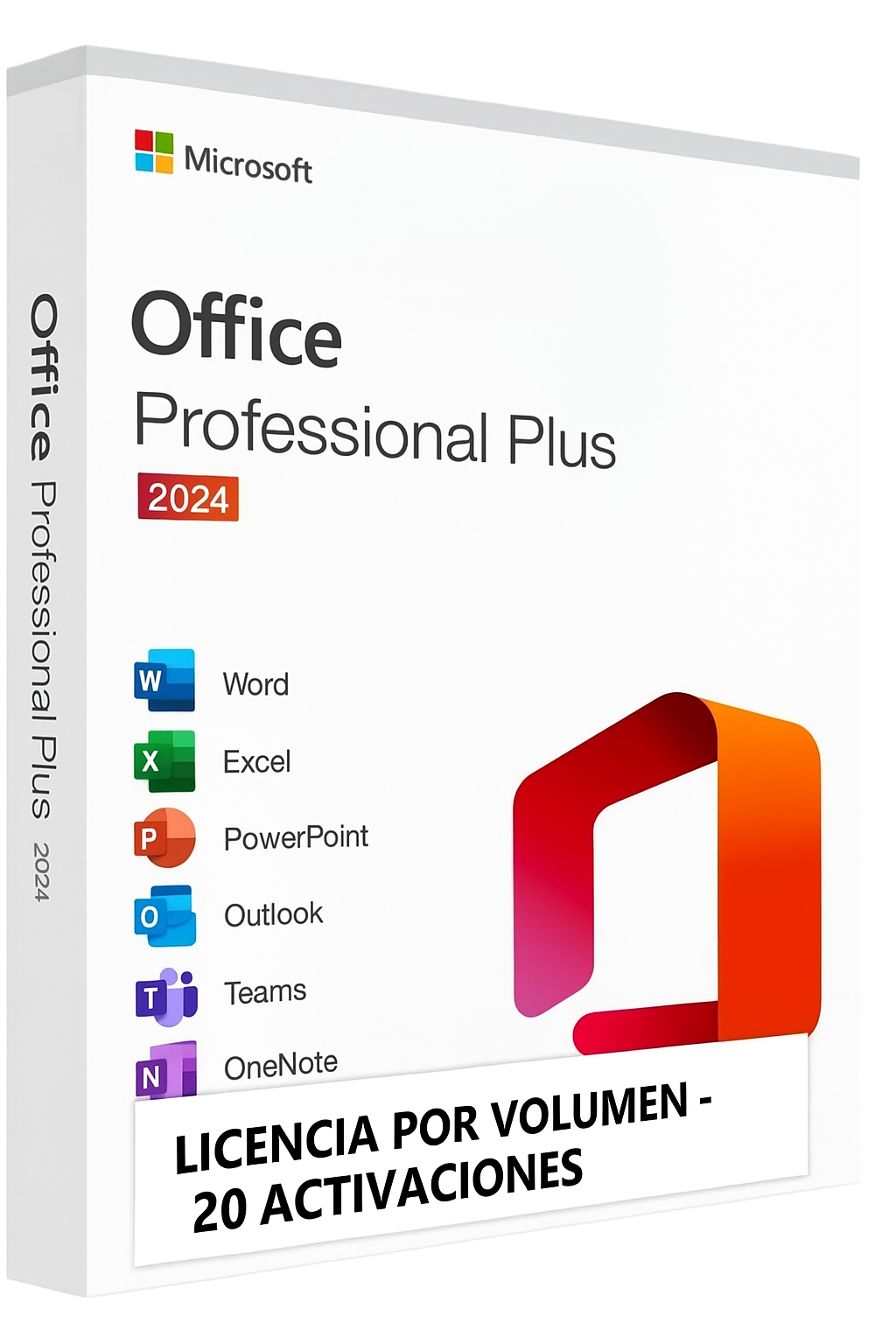 Microsoft Office 2024 Professional Plus – Licencia por Volumen para 20 Activaciones MSLicencias