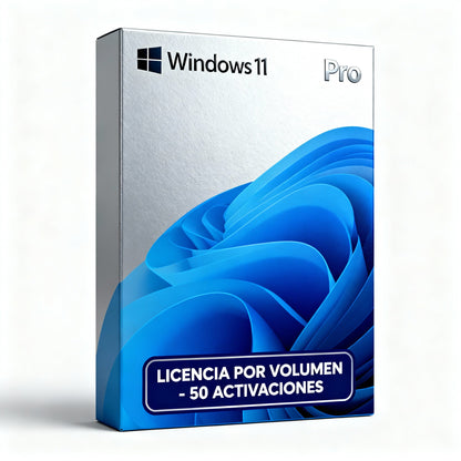 Windows 11 Pro – Licencia por Volumen para 50 Activaciones MSLicencias