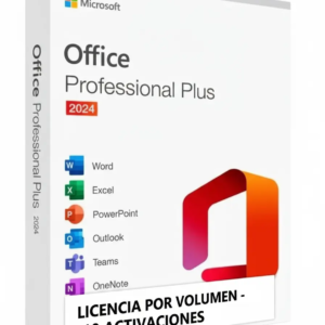 Microsoft Office 2024 Professional Plus – Licencia por Volumen para 10 Activaciones