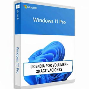 Windows 11 Pro – Licencia por Volumen para 20 Activaciones